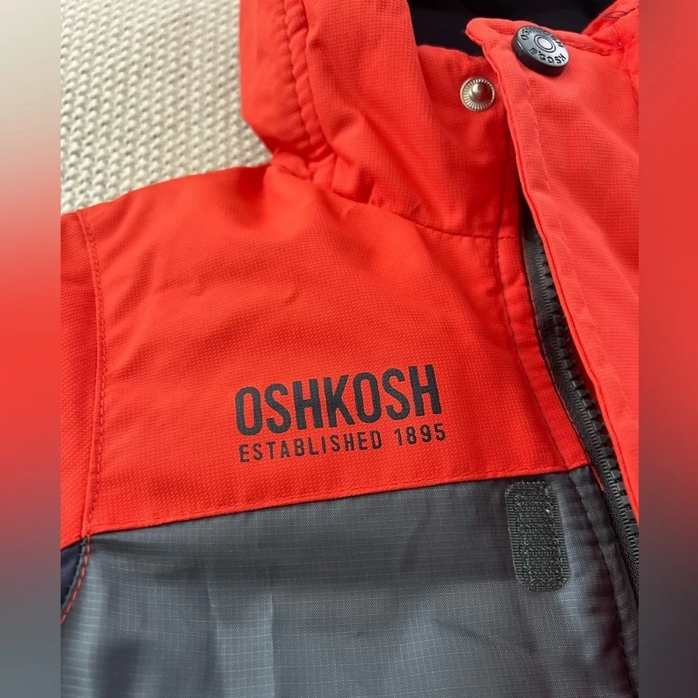 OshKosh B'gosh Vibrant orange and navy blue Jacket